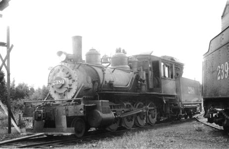 M&LS #2380 on the Manistique Turntable